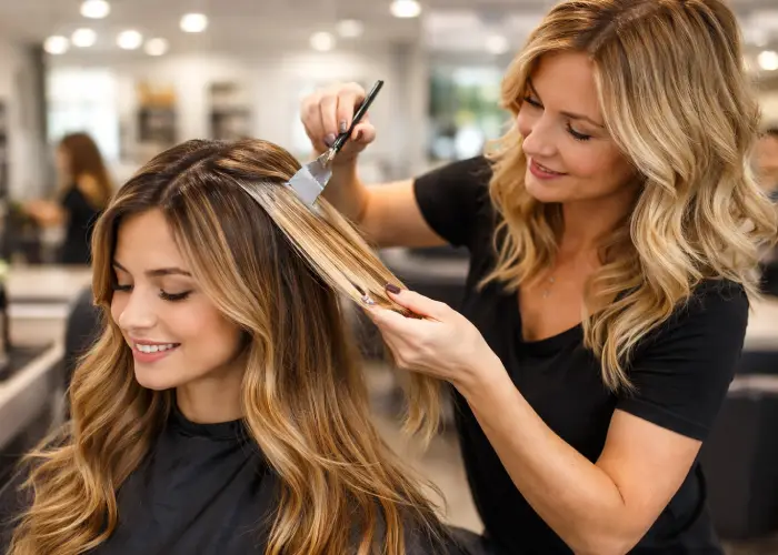 balayage sur mesure coiffeur expert à Fargues Saint Hilaire